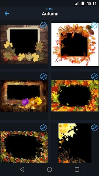 Autumn Photo Frames 6.9