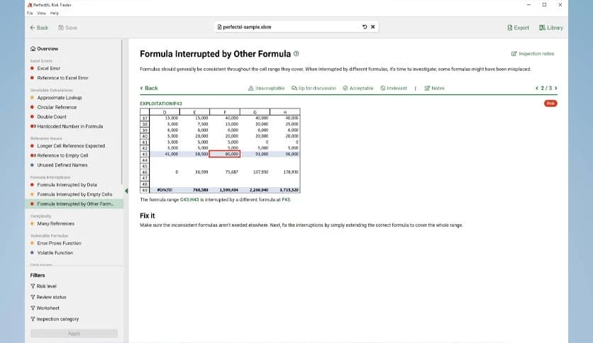 PerfectXL Risk Finder 1.2.10