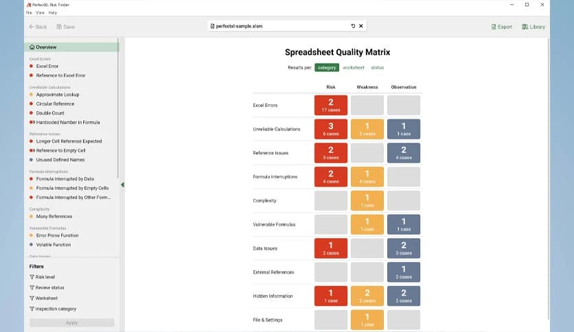 PerfectXL Risk Finder 1.2.10