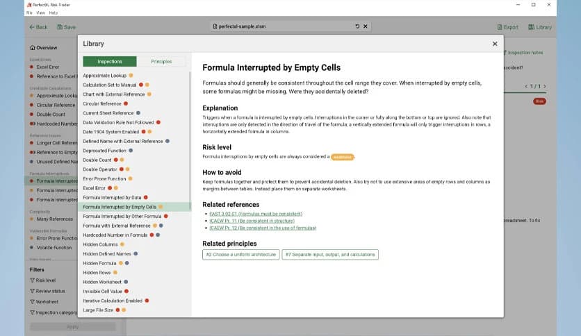 PerfectXL Risk Finder 1.2.10