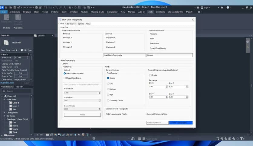 Archigrafix Lidar Topography 24.0.0.0