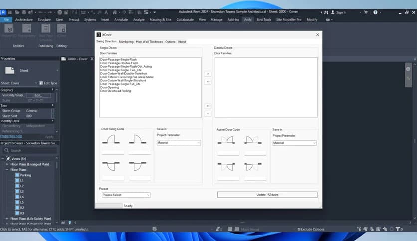 Archigrafix XDoor Door Swing Tool 24.2.0.0