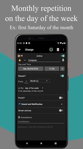 Alarm and pill reminder 1.34.3