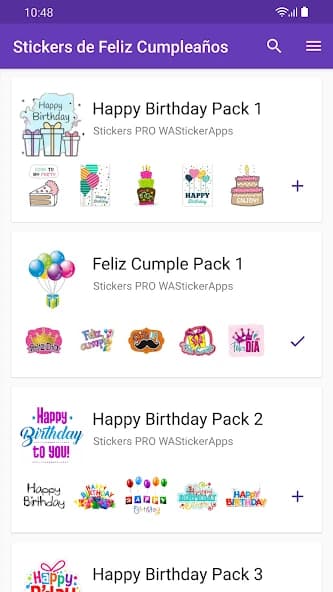 Stickers Happy Birthday 1.6.0