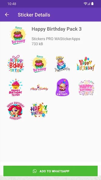 Stickers Happy Birthday 1.6.0