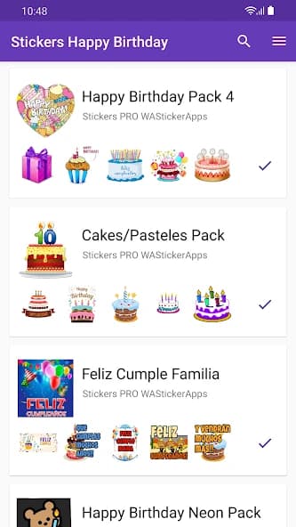 Stickers Happy Birthday 1.6.0