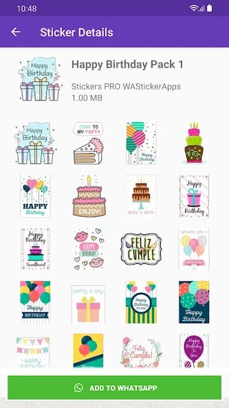 Stickers Happy Birthday 1.6.0
