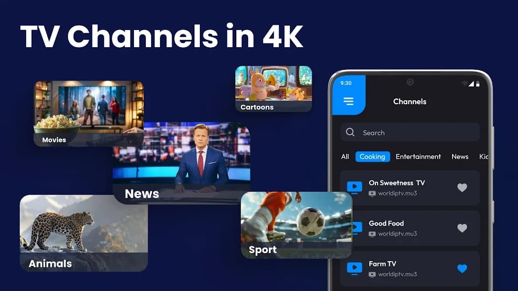 M3U IPTV Stream Player Lite 1.8.2