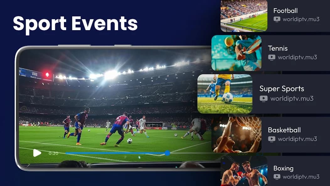 M3U IPTV Stream Player Lite 1.8.2