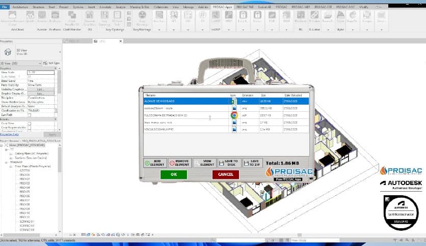 PROISAC-BIM-VDC Briefcase 5.0.0