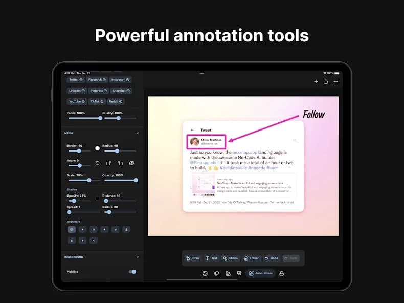 Screenshot Snapshot: NexSnap 1.2.4