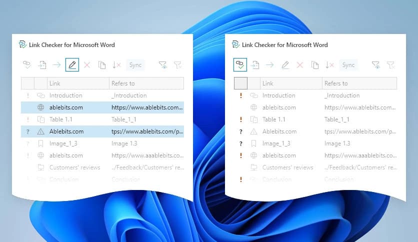 Ablebits Link Checker for Word 4.3.473.2144