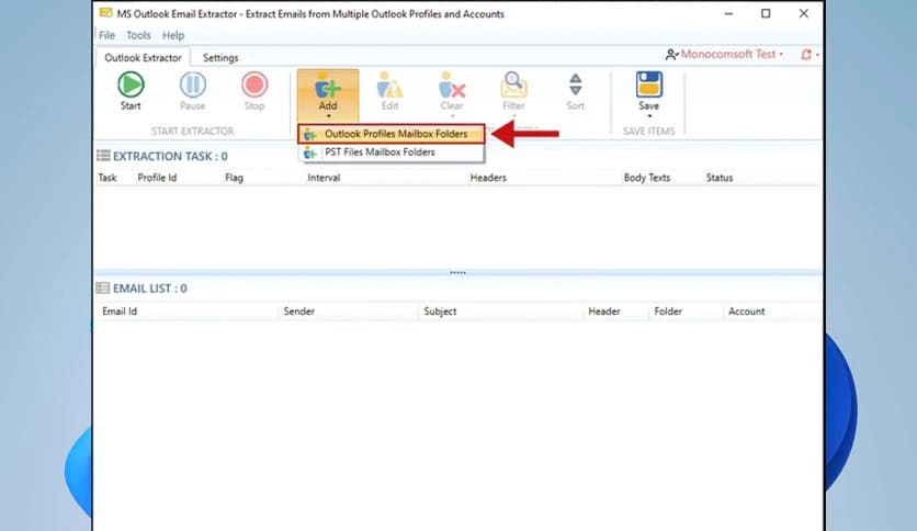 MS File Email Extractor 14.3.53.2206