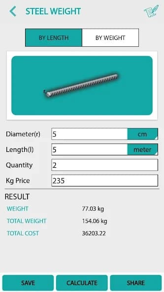 Civil: Concrete Calculator 1.10