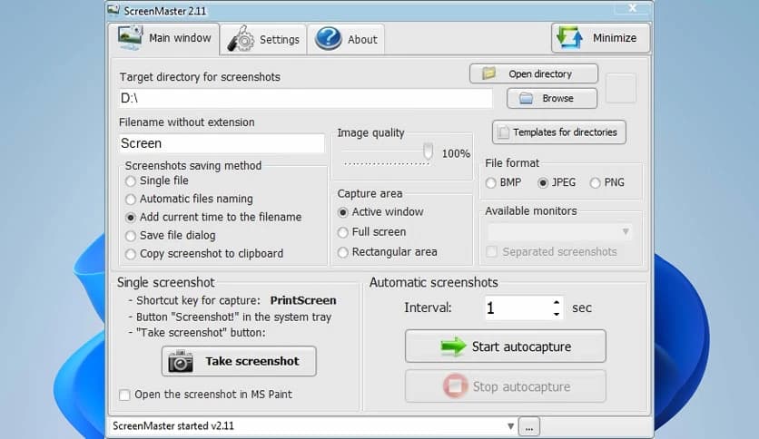ScreenMaster 2.11