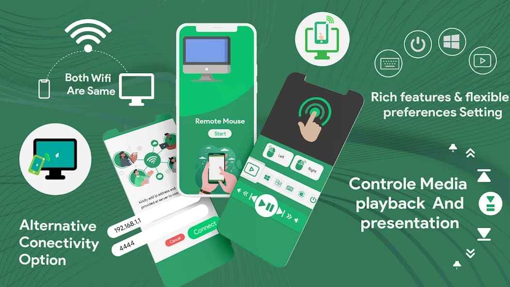 Mobile Remotely Mouse Keyboard 1.5