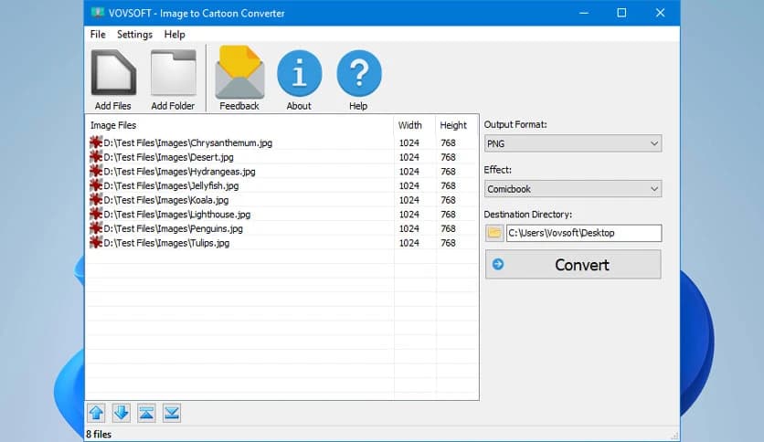 VovSoft Image to Cartoon Converter 1.0
