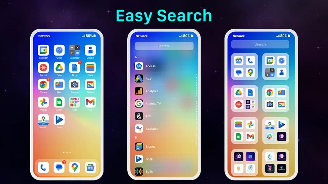 Launcher OS 2025: Fast & Clean 9.9.0