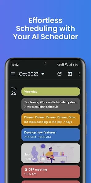 Scheduleify: Schedule Maker AI 3.232.489.5
