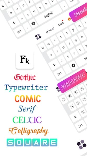 Fonts Keyboard: Cute Fonts Art 2.3.1