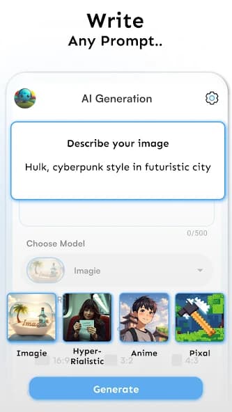 Imagie – AI Art and AI Chat 1.2.1
