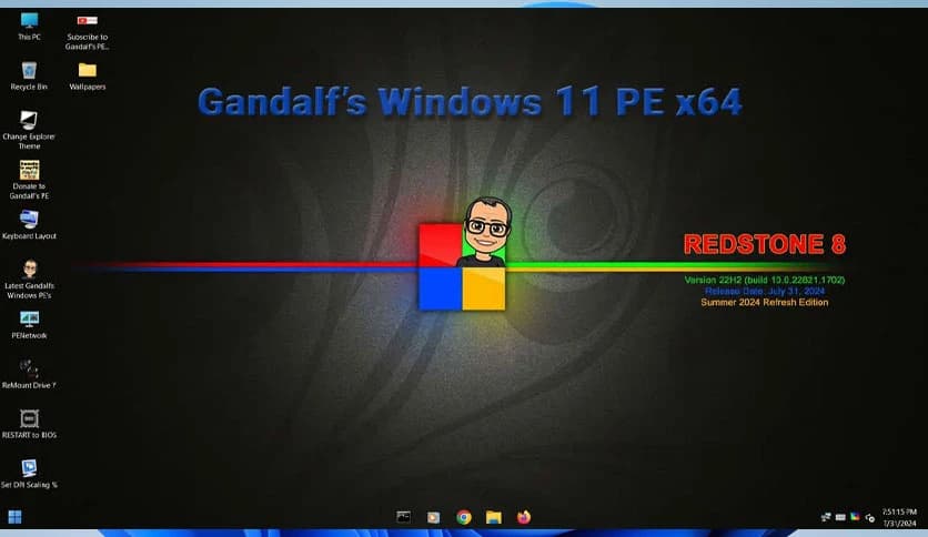 Gandalf’s Windows 11 PE Summer 2023 Edition