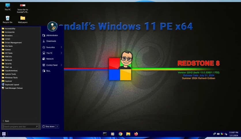 Gandalf’s Windows 11 PE Summer 2023 Edition