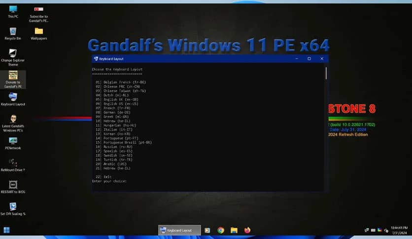 Gandalf’s Windows 11 PE Summer 2023 Edition
