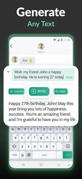 Keyboard AI Assistant: Writely 1.6.4