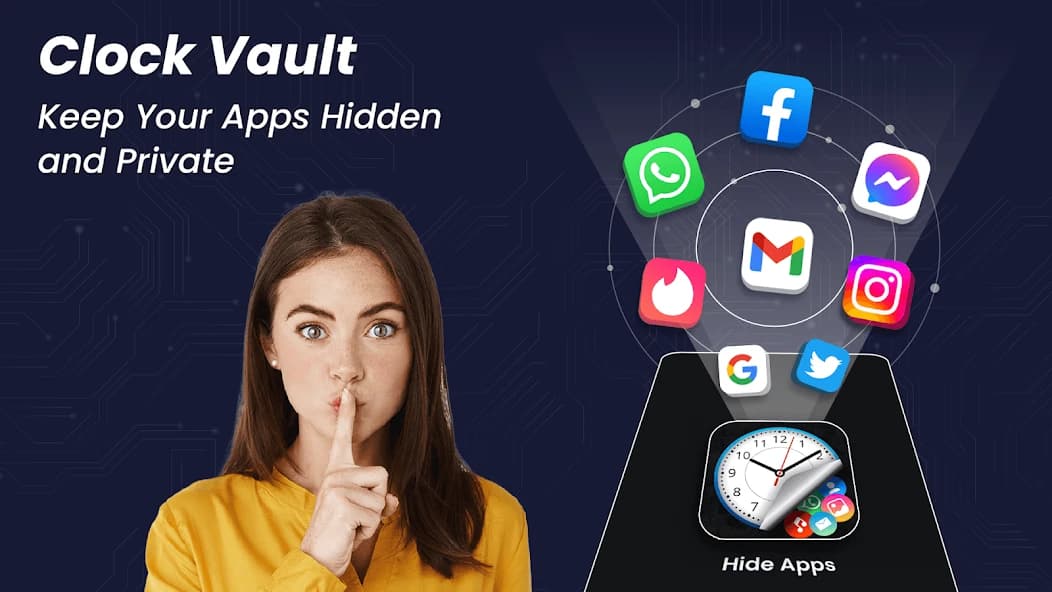 Vault Clock: Hide Apps & Files 1.48