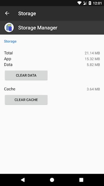 Storage Manager: app space 5.3.1