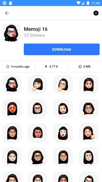 WASticker: Memoji Stickers 3.2