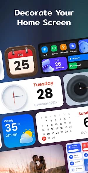 Color Widgets, Theme: iWidgets 1.3.2