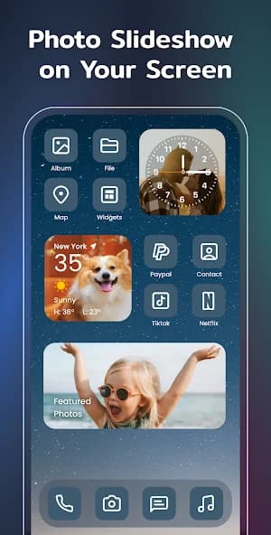 Color Widgets, Theme: iWidgets 1.3.2