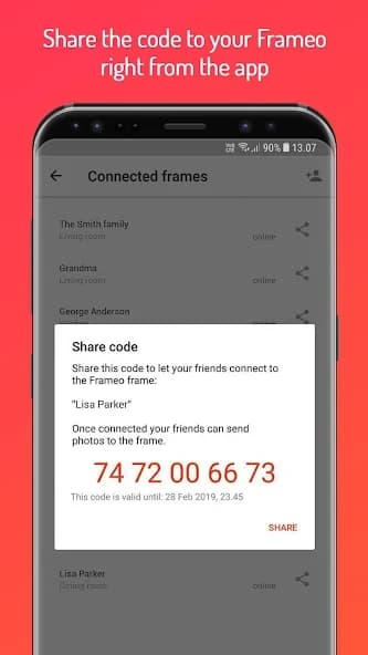Frameo: Share to photo frames 1.29.15