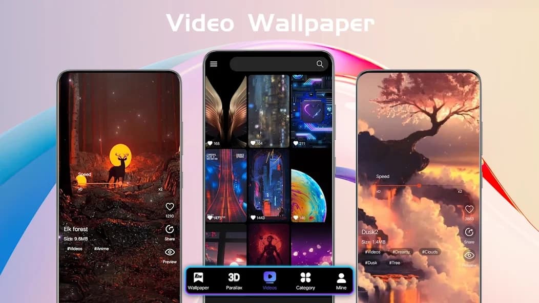 X Live Wallpaper – HD 3D/4D 4.9