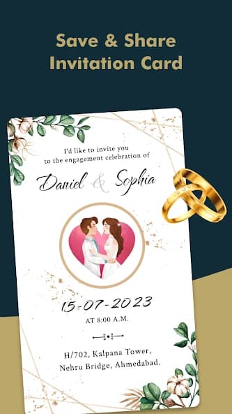 Engagement Card Maker & Design 9.0