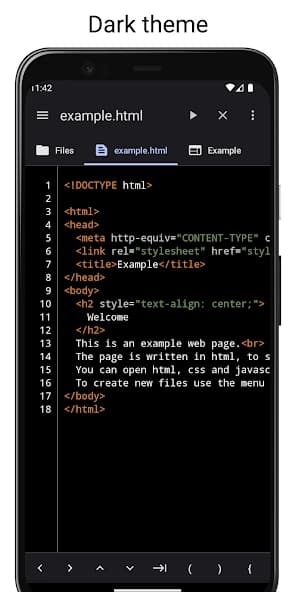 WebCode – html, css, js ide 6.1.1