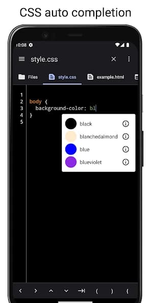 WebCode – html, css, js ide 6.1.1