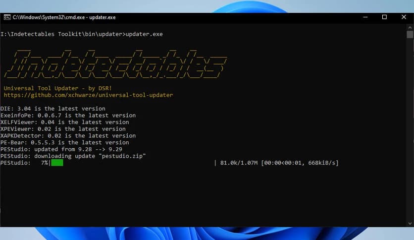 Universal Tool Updater 2.3.1