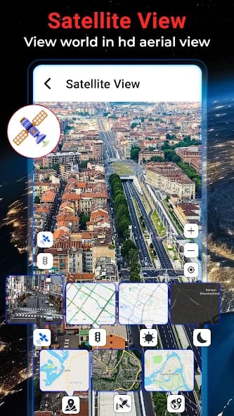 Satellite View:Live Earth Maps 1.8.4