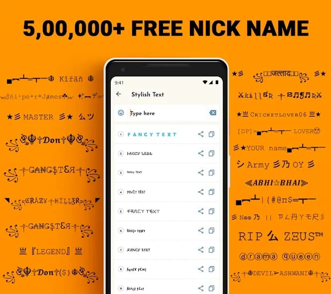 Name Generator – Nickname Fire 1.6