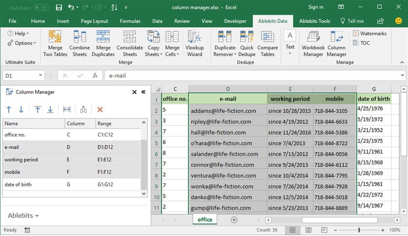 Ablebits Ultimate Suite for Excel Business Edition 2026.1.3877.2566