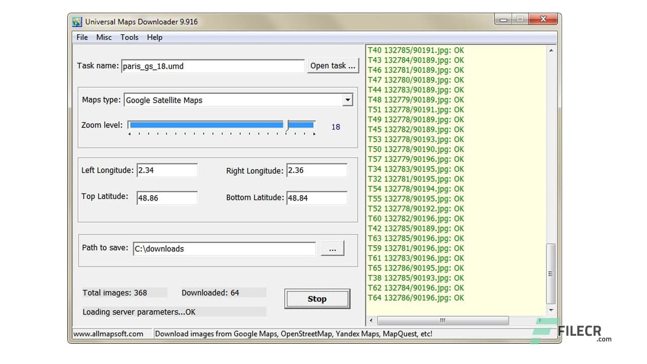 AllMapSoft Universal Maps Downloader 10.234