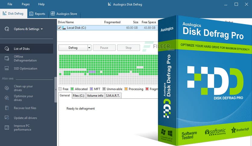 Auslogics Disk Defrag Professional 12.1.0.1