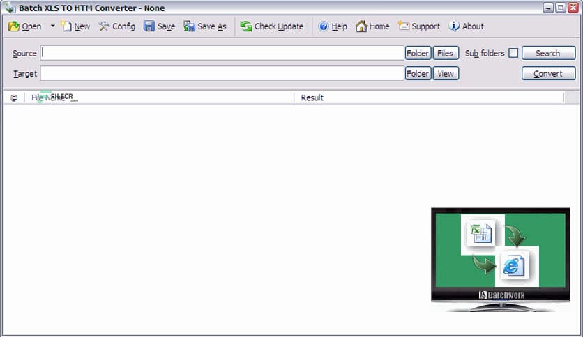 Batch Excel to HTML Converter 2020.12.212.1690