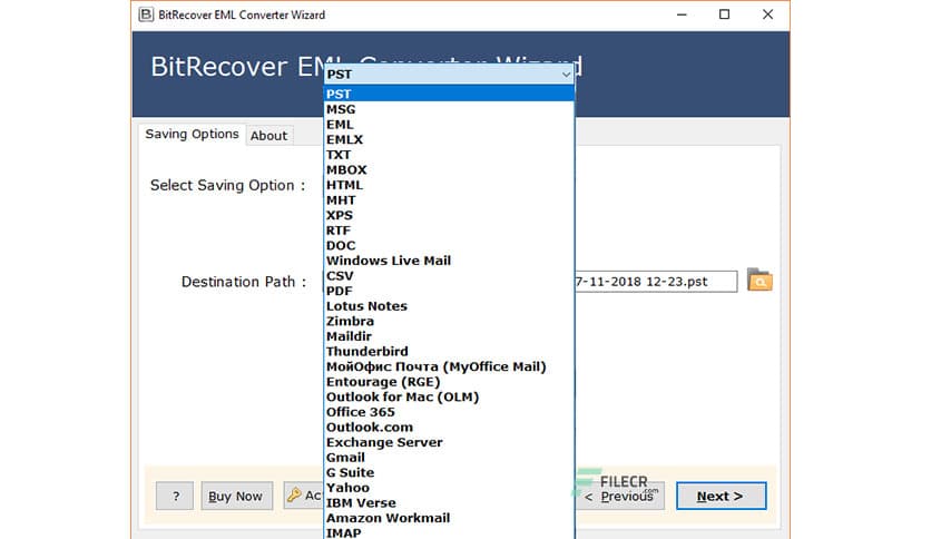 BitRecover EML Converter Wizard 12.4