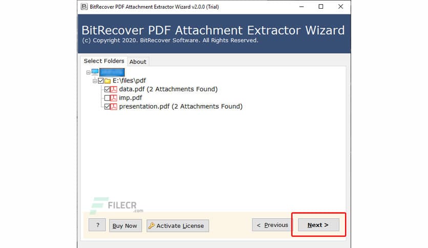 BitRecover PDF Attachment Extractor Wizard 2.2.0