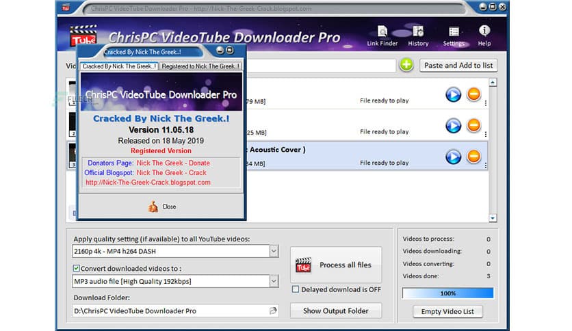 ChrisPC VideoTube Downloader Pro 15.26.0201