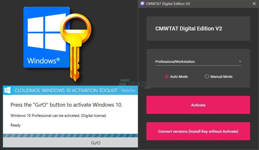 CloudMoe Windows 10-11 Activation Toolkit 2.7.2